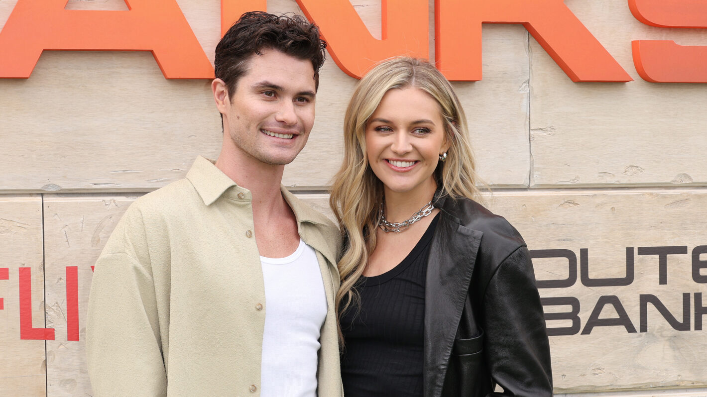 Chase Stokes and Kelsea Ballerini attend Netflix's POGUELANDIA Celebrating 