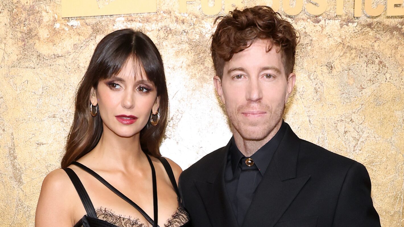 Nina Dobrev and Shaun White attend the Clooney Foundation For Justice's