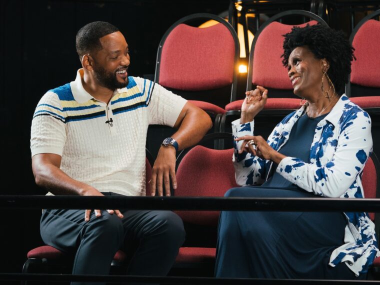 Will Smith and Janet Hubert
