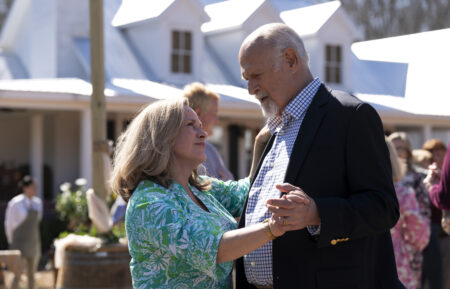 MURDAUGH: DEATH IN THE FAMILY - “Family Tradition” - In 2021, prominent South Carolina lawyer Alex Murdaugh discovers his wife Maggie and son Paul murdered outside their home. Three years earlier, Maggie throws Alex's father a party while Alex pursues a new business venture, and Paul has a wild night. (Disney/Daniel Delgado Jr.) PATRICIA ARQUETTE, GERALD MCRANEY