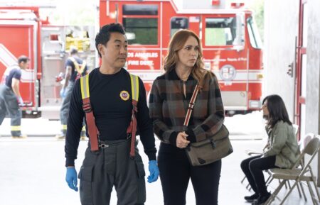 Kenneth Choi as Chimney, Jennifer Love Hewitt as Maddie — '9-1-1' Season 9 Episode 4