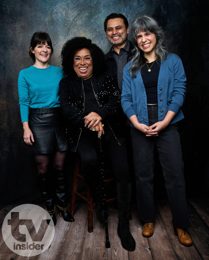 The cast and crew of 'Adventure Time: Fionna and Cake': Madeleine Martin, Roz Ryan, Adam Muto, and Ashly Burch