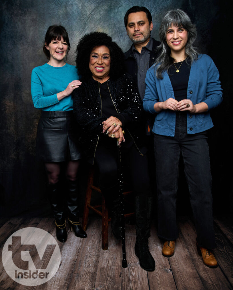 The cast and crew of 'Adventure Time: Fionna and Cake': Madeleine Martin, Roz Ryan, Adam Muto, and Ashly Burch