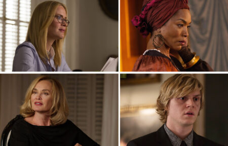 Sarah Paulson, Angela Bassett, Jessica Lange, and Evan Peters