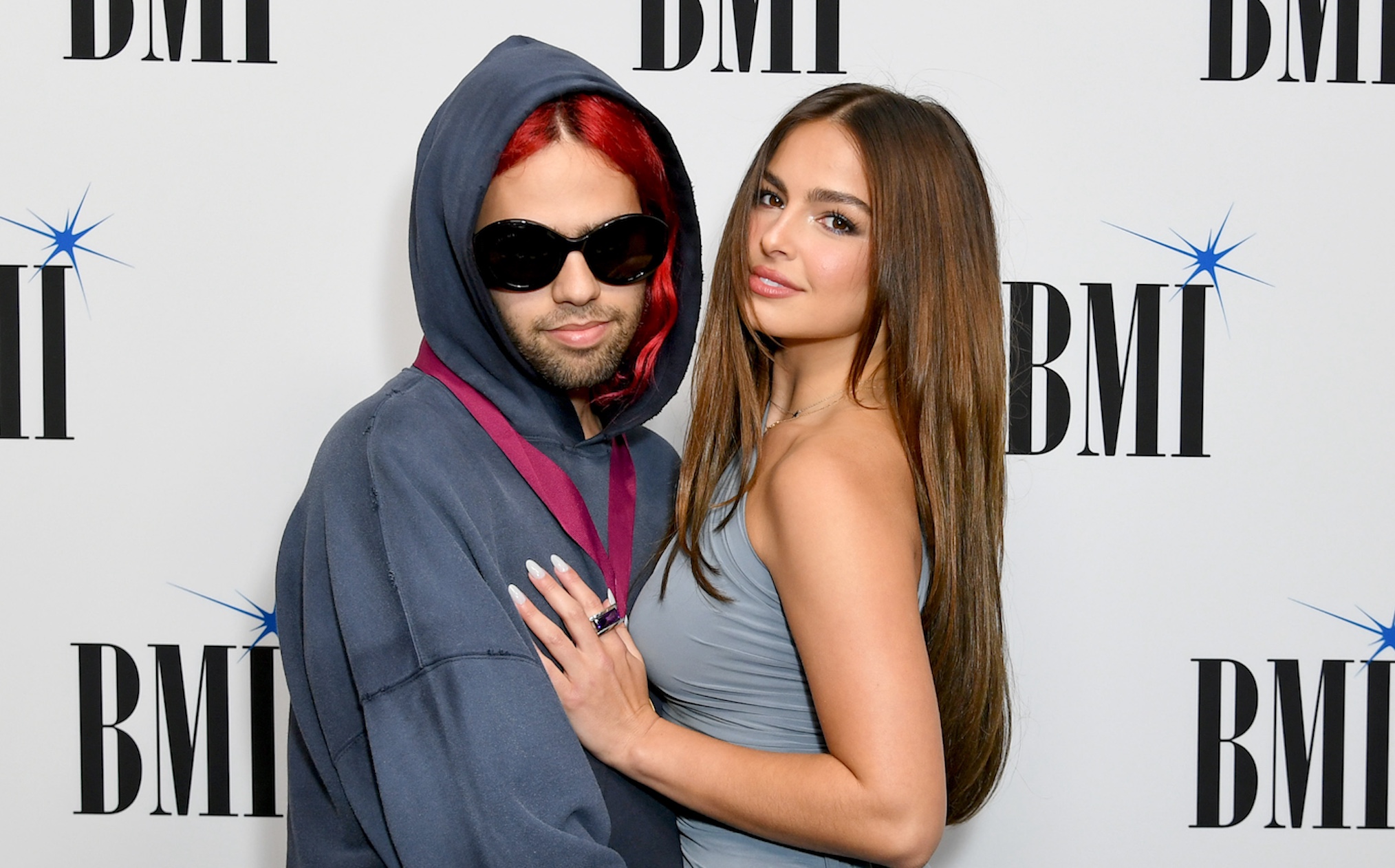 Omer Fedi and Addison Rae attend the 70th Annual BMI Pop Awards at Beverly Wilshire, A Four Seasons Hotel on May 10, 2022 in Beverly Hills, California.