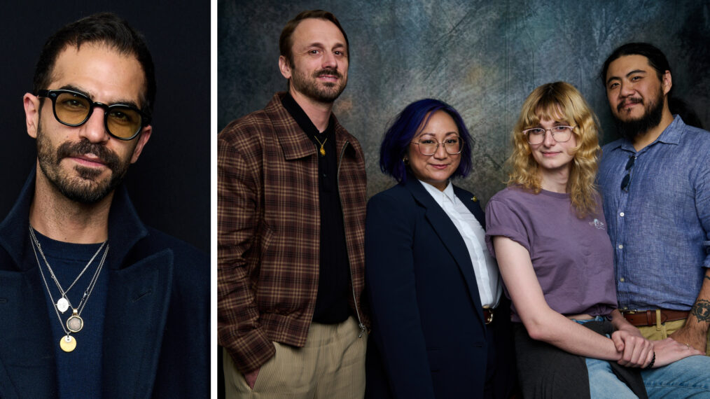 'Chainsaw Man' voice actor Ryan Colt Levy; The cast of 'Jujutsu Kaisen': Adam McArthur, Anne Yatco, Kayleigh McKee, and Kaiji Tang