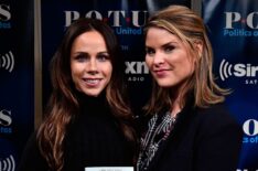 Jenna Bush-Hager and Barbara Bush discuss their new book 'Sisters First: Stories from Our Wild and Wonderful Life' during a SiriusXM 'Town Hall' event hosted by Julie Mason at SiriusXM Studio on October 26, 2017 in Washington, DC.