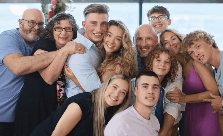 Baylen Dupree and Colin Dooley's families in Baylen Out Loud