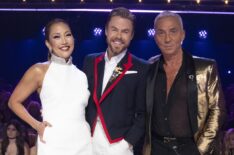 Carrie Ann Inaba, Derek Hough, and Bruno Tonioli on Season 34, Episode 3 of ABC's 'Dancing With the Stars,' September 30, 2025.