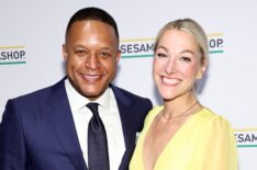 Lindsay Czarniak and Craig Melvin attend the Sesame Workshop 2024 Benefit Gala at Cipriani 42nd Street on May 29, 2024 in New York City.