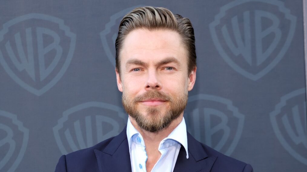 Derek Hough attends Warner Bros. Television Group's 77th Primetime Emmy Awards Nominees Celebration at Spago on September 13, 2025 in Beverly Hills, California.