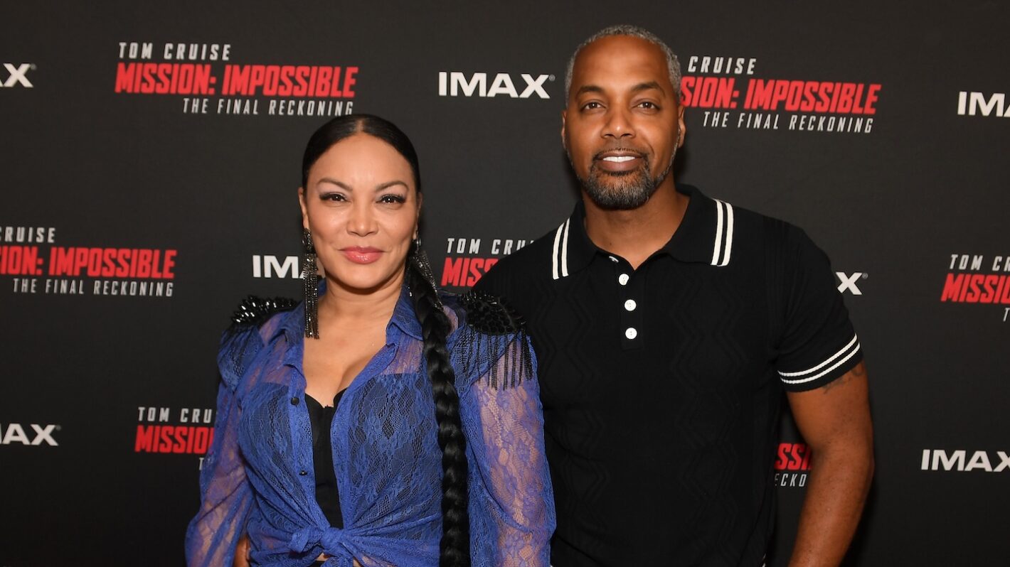 Egypt Sherrod and DJ Mike Jackson attend the