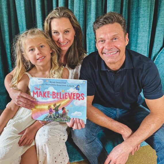 Ryan Seacrest with sister Meredith Seacrest Leach and niece Flora, Instagram, August 9, 2024.