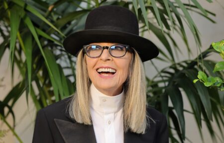 SAN MARINO, CALIFORNIA - OCTOBER 13: Diane Keaton attends the Ralph Lauren SS23 Runway Show at The Huntington Library, Art Collections, and Botanical Gardens on October 13, 2022 in San Marino, California. (Photo by Amy Sussman/Getty Images)