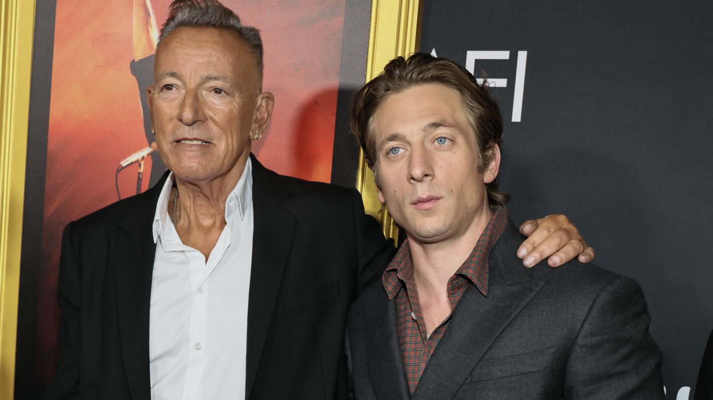 Bruce Springsteen and Jeremy Allen White