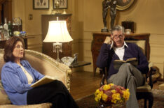 Kelly Bishop and Edward Herrmann as Emily and Richard in Gilmore Girls