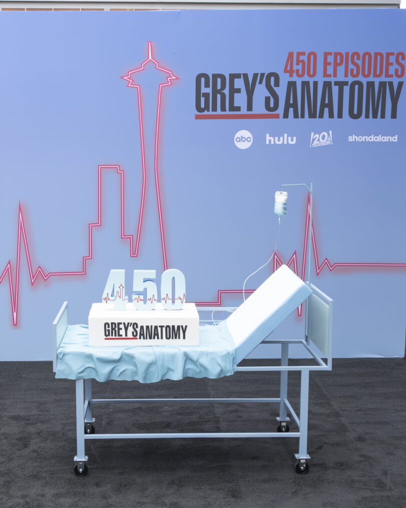 GREY’S ANATOMY – Grey’s Anatomy 450th episode cake-cutting celebration. (Disney/Frank Micelotta) GREY’S ANATOMY