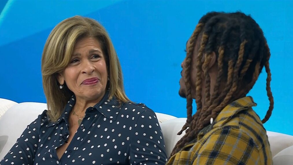 Hoda Kotb and Chuck Adams on the October 2, 2025, episode of NBC's 'Today.'