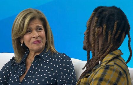 Hoda Kotb and Chuck Adams on the October 2, 2025, episode of NBC's 'Today.'