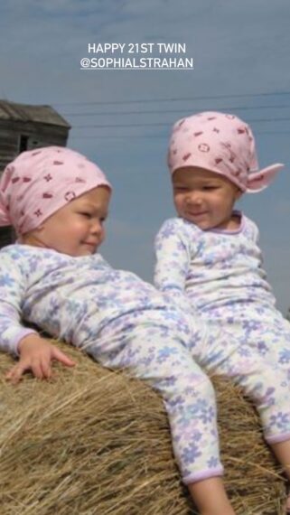 Isabella and Sophia Strahan via Instagram, October 28, 2025.