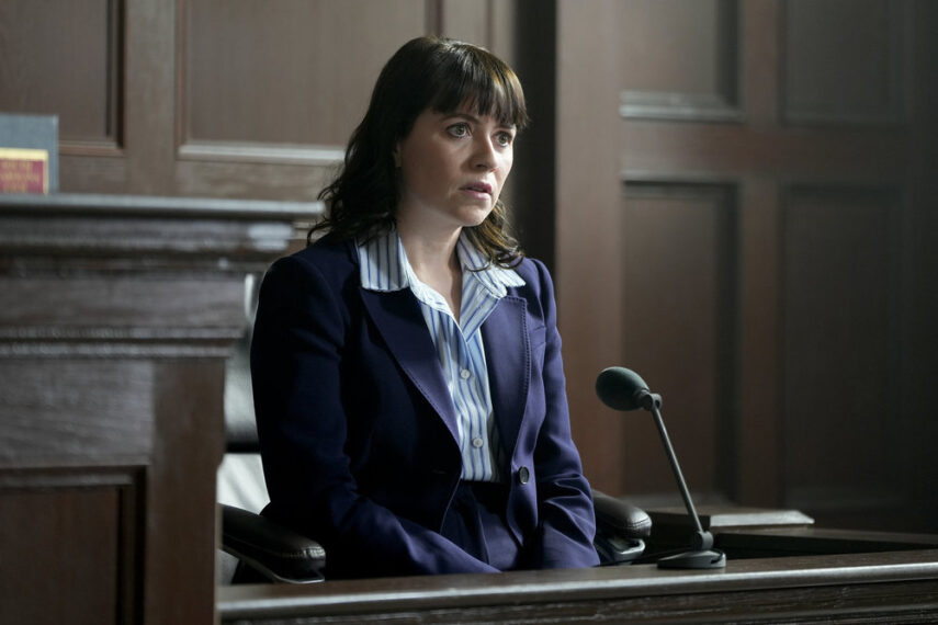 THE RAINMAKER -- Episode 109 -- Pictured: Gemma-Leah Devereux as Jackie Lemancyzk -- (Photo by: Christopher Barr/USA Network)