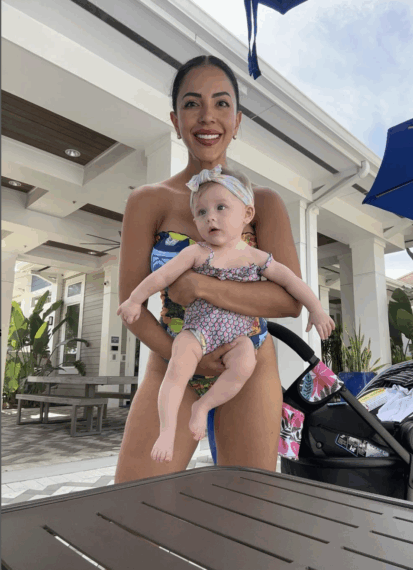 90 Day Finace's Jasmine Pineda and her daughter Matilda