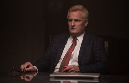 MURDAUGH: DEATH IN THE FAMILY - “First Look” - Maggie and Alex enjoy a lavish life of privilege as members of one of South Carolina's most powerful legal dynasties. But when their son Paul is involved in a deadly boat crash, the family is faced with a test unlike any they've ever encountered. As details come to light and new challenges emerge, the family's connections to several mysterious deaths raise questions which threaten everything Maggie and Alex hold dear. Inspired by the popular Murdaugh Murders Podcast. (Disney/Daniel Delgado Jr.) JASON CLARKE