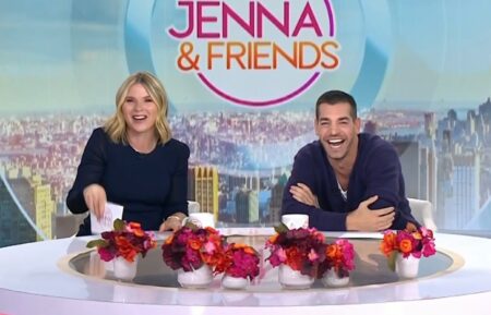 Jenna Bush Hager and Matt Rogers on the October 17, 2025, episode of NBC's 'Today With Jenna & Friends.'