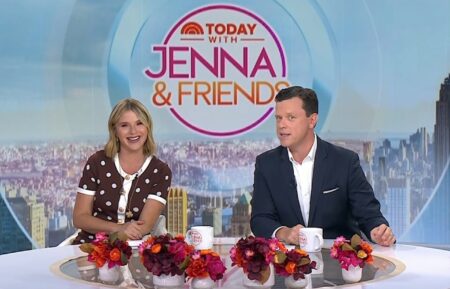 Jenna Bush Hager and Willie Geist on the October 8, 2025, episode of NBC's 'Today With Jenna & Friends.'