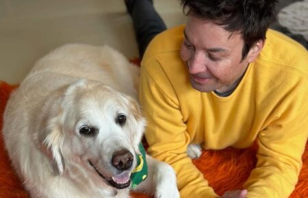Jimmy Fallon and his dog Gary, Instagram, October 20, 2025.