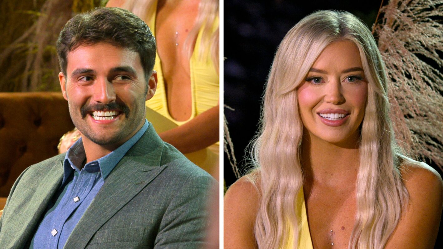 Kacie Anita McIntosh and Joe Ferrucci at the Love Is Blind Reunion