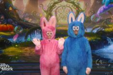 Kelly Ripa and Mark Consuelos on the October 31, 2025, episode of ABC's 'Live With Kelly and Mark.'