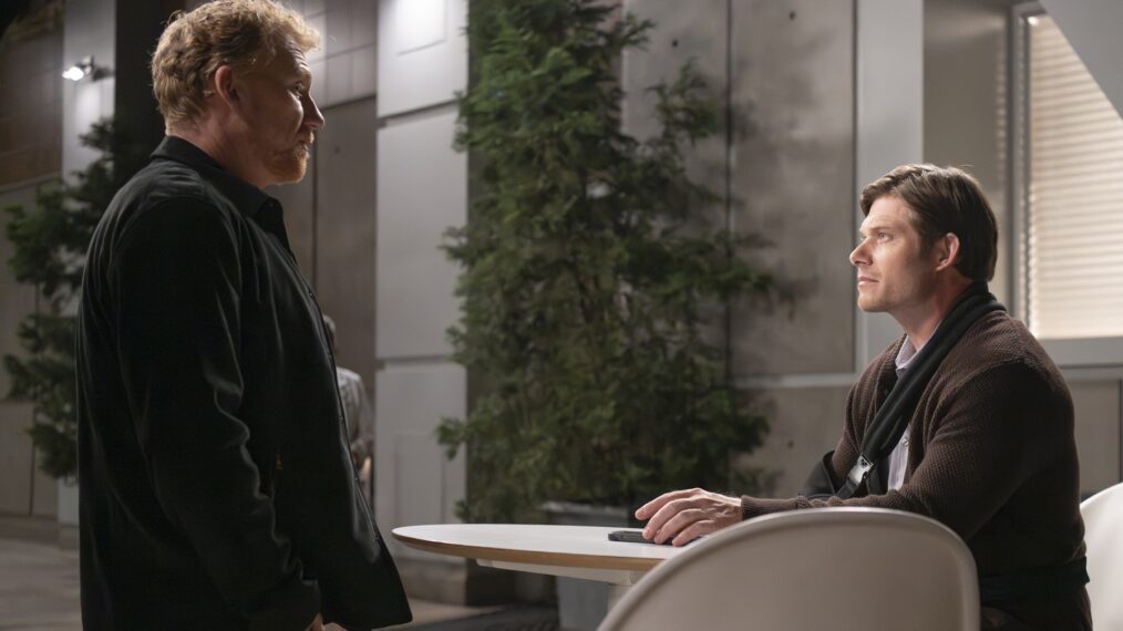 GREY’S ANATOMY - “Goodbye Horses” - The interns juggle a bizarre trauma, while a complex breast reconstruction forces Meredith into a tense partnership. THURSDAY, OCT. 30 (10:00-11:00 p.m. EDT) on ABC. (Disney/Anne Marie Fox) KEVIN MCKIDD, CHRIS CARMACK