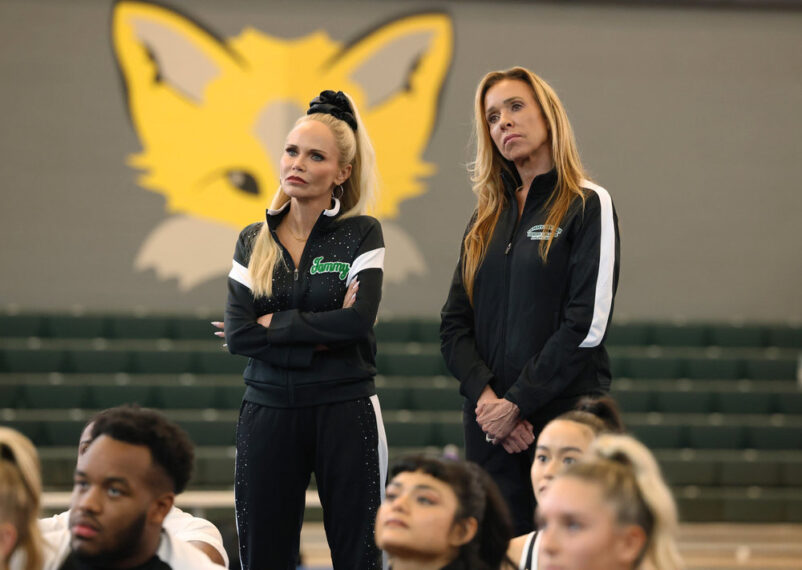 STUMBLE -- "Pilot" Episode 101 -- Pictured: (l-r) Kristin Chenoweth as Tammy Istiny, Monica Aldama as Monica -- (Photo by: Matt Miller/NBC)
