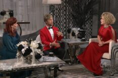 Leanne Morgan, Lance Bass, and Kelly Clarkson on the October 31, 2025, episode of 'The Kelly Clarkson Show.'