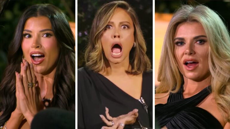 Ali Lima, Annie Lancaster, and Vanessa Lachey at the Love Is Blind Season 9 Reunion