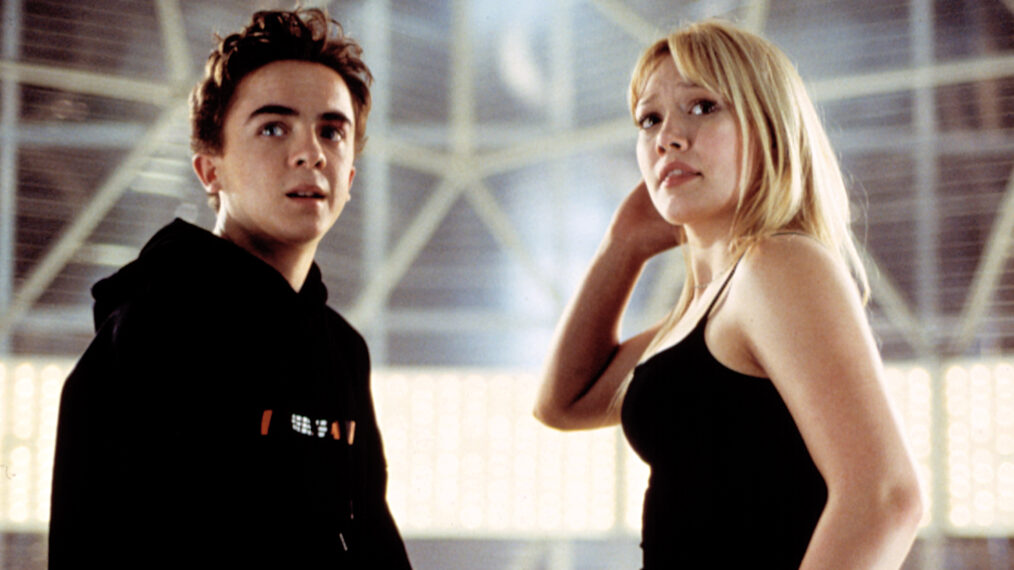 Frankie Muniz and Hilary Duff in 'Agent Cody Banks'