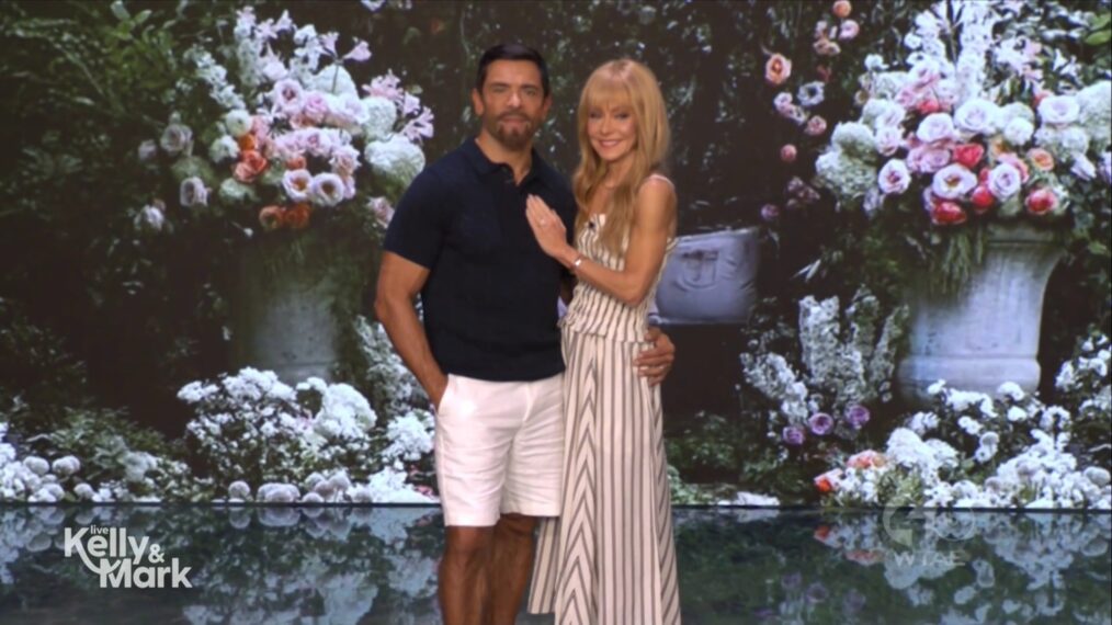 Mark Consuelos and Kelly Ripa on the October 31, 2025, episode of ABC's 'Live With Kelly and Mark.'