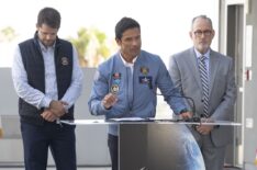 Max Carver, Mark Consuelos, and Jim Holmes on Season 9, Episode 3, of ABC's '9-1-1,' October 23, 2025.
