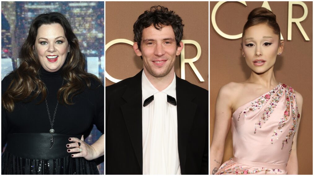 Melissa McCarthy, Josh O'Connor and Ariana Grande