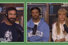 Michael Gelman, Mark Consuelos, and Kelly Ripa on the October 31, 2025, episode of ABC's 'Live With Kelly and Mark.'