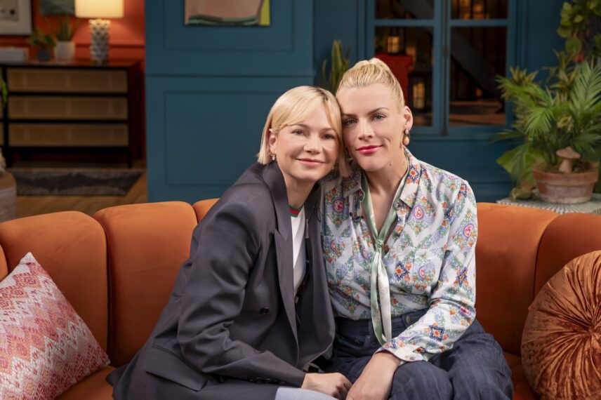 Michelle Williams and Busy Philipps