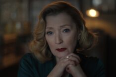 Monster: The Ed Gein Story. Lesley Manville as Bernice Worden in episode 304 of Monster: The Ed Gein Story. Cr. Courtesy Of Netflix © 2025
