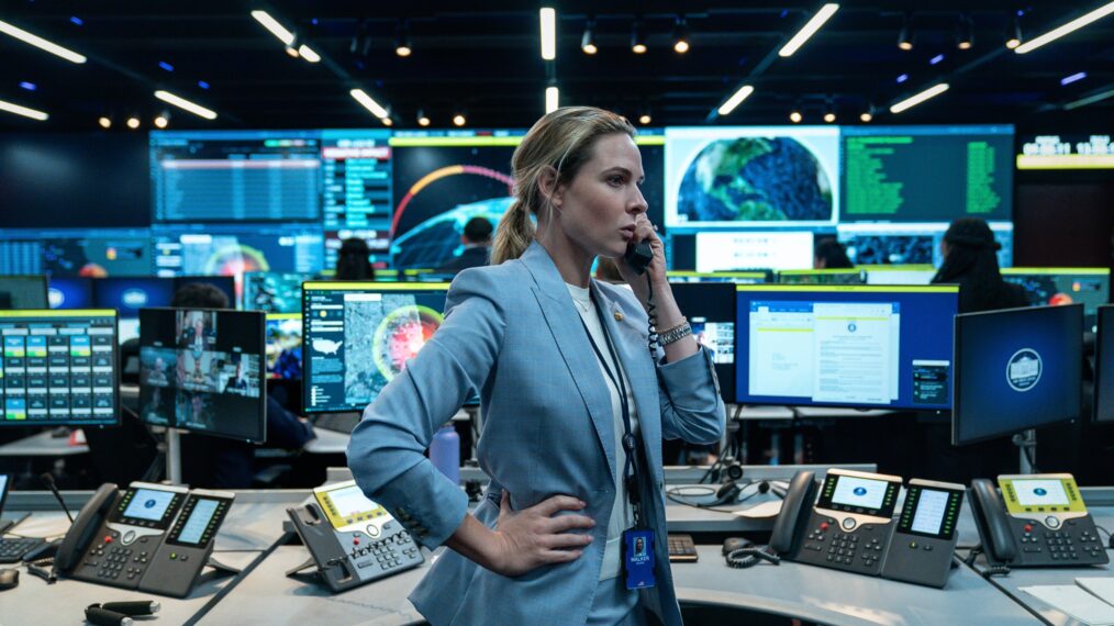 A House of Dynamite. Rebecca Ferguson as Captain Olivia Walker in A House of Dynamite. Cr. Eros Hoagland/Netflix © 2025.