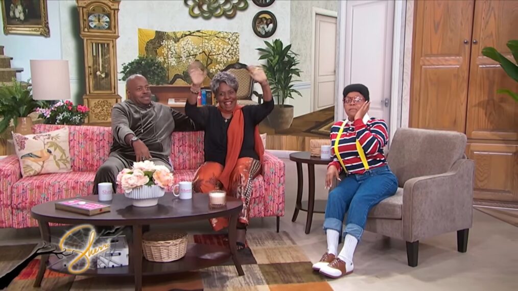 Reginald VelJohnson, Jo Marie Payton, and Sherri Shepherd on the October 31, 2025, episode of 'Sherri.'