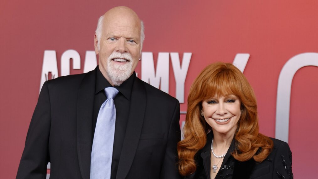 Rex Linn and Reba McEntire attend the 60th Academy of Country Music Awards at Omni Frisco Hotel at The Star on May 08, 2025 in Frisco, Texas.