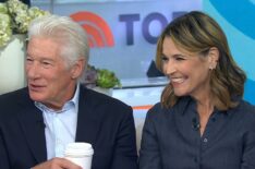 Richard Gere and Savannah Guthrie on the October 16, 2025, episode of NBC's 'Today.'
