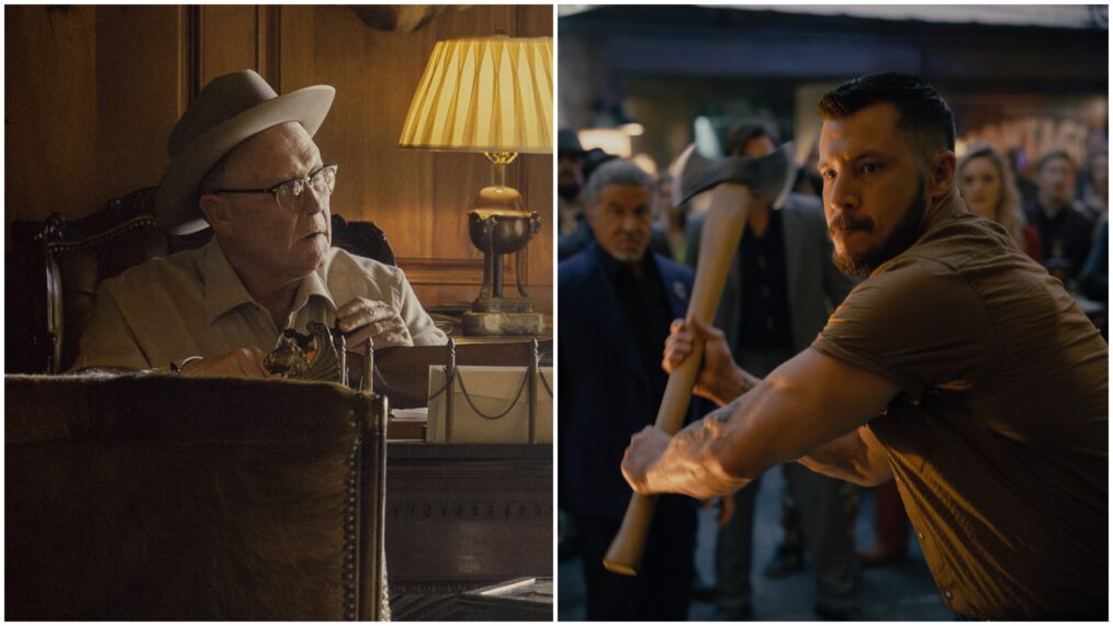 Robert Patrick and Beau Knapp in Tulsa King