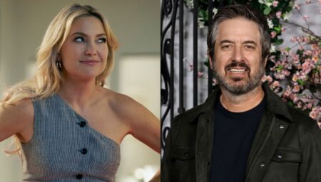 Kate Hudson on Season 1, Episode 3, of Netflix's 'Running Point'; Ray Romano attends the premiere of Netflix's "No Good Deed" at TUDUM Theater on December 04, 2024 in Hollywood, California.