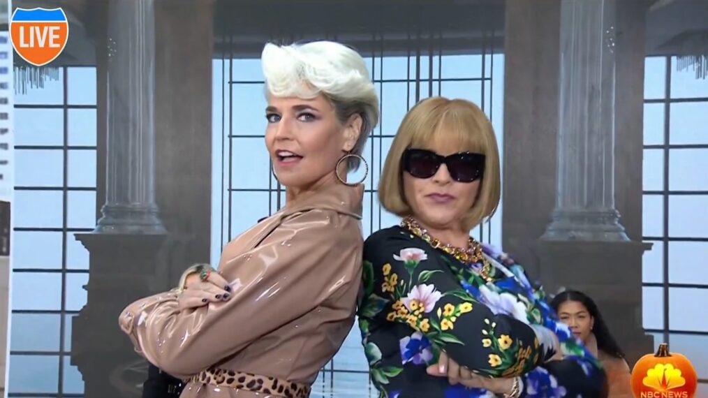 Savannah Guthrie and Jenna Bush Hager on the Friday, October 31, episode of NBC's 'Today.'